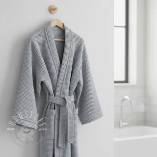 Waffelstoff grey
