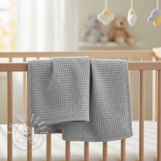 Waffelstoff light grey