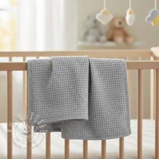 Waffelstoff light grey