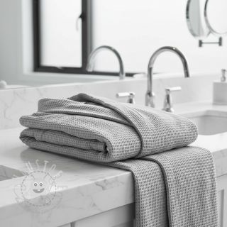 Waffelstoff light grey