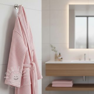 Waffelstoff light rose