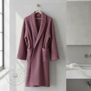 Waffelstoff mauve