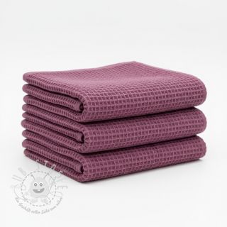 Waffelstoff mauve