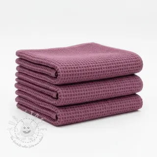Waffelstoff mauve