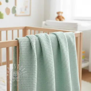 Waffelstoff mint