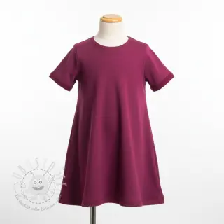 Sweatstoff PREMIUM brown beere