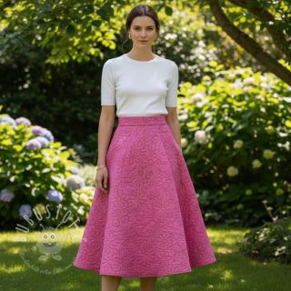 Steppstoffe Flowers pink