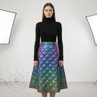 Steppstoffe FOIL Rainbow multi