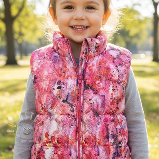 Steppstoffe Snake gardini pink