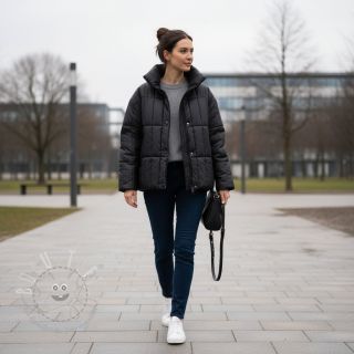 Steppstoffe Classic black