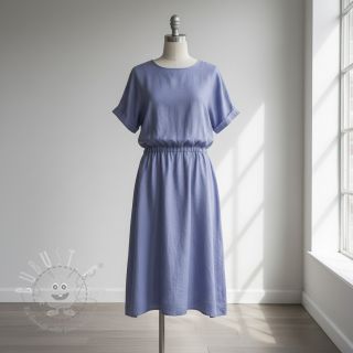 Leinenstoff gewaschen 170 g blue grey