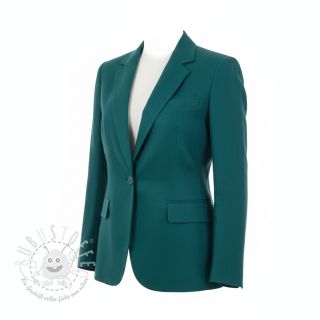 Leinenstoff gewaschen 170 g petrol