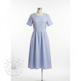 Leinenstoff gewaschen 170 g blue lavender