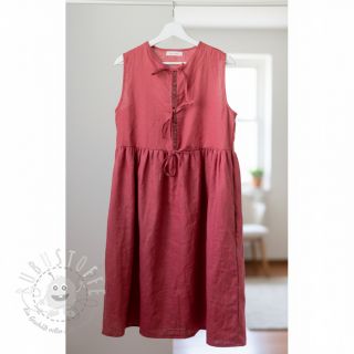 Leinenstoff gewaschen 170 g rose pink