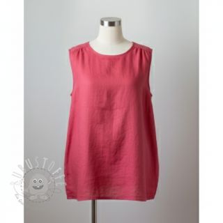 Leinenstoff gewaschen 170 g rose pink