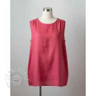 Leinenstoff gewaschen 170 g rose pink