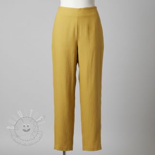 Leinenstoff gewaschen 170 g yellow