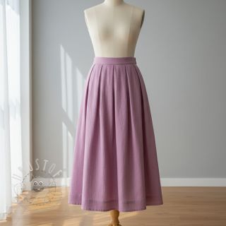 Leinenstoff gewaschen orchid pink