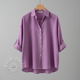 Leinenstoff gewaschen orchid pink