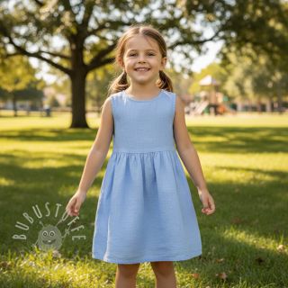 Leinenstoff gewaschen lavender blue