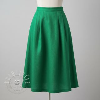 Leinenstoff gewaschen 170 g grass green