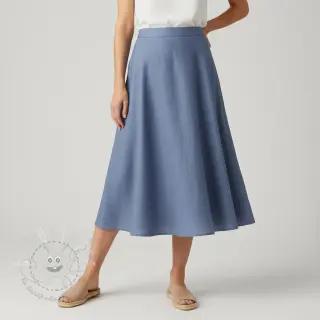 Leinenstoff gewaschen 170 g jeans