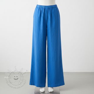 Leinenstoff gewaschen 170 g cobalt