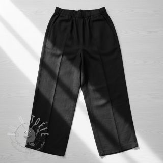 Leinenstoff gewaschen 170 g black