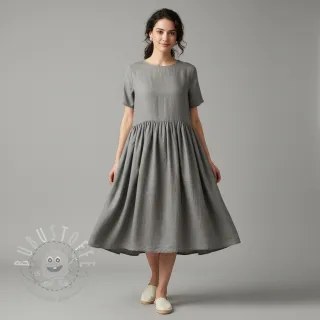 Leinenstoff gewaschen 170 g grey