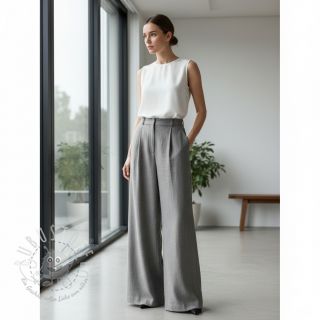 Leinenstoff gewaschen 170 g grey