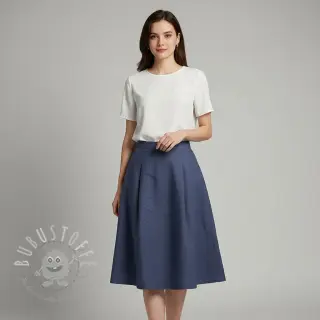 Leinenstoff gewaschen jeans