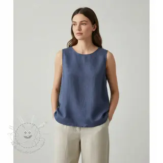 Leinenstoff gewaschen jeans
