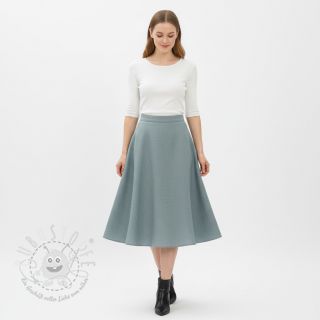 Leinenstoff gewaschen ocean green