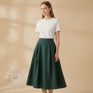 Leinenstoff gewaschen shady green