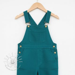 Leinenstoff gewaschen petrol