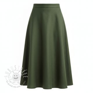 Leinenstoff gewaschen forest green