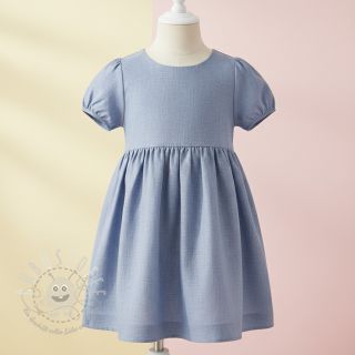 Leinenstoff gewaschen blue shadow