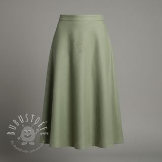 Leinenstoff gewaschen old green