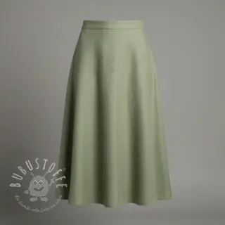 Leinenstoff gewaschen old green