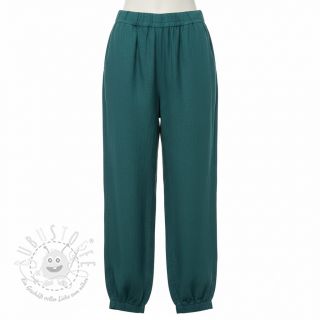 Leinenstoff gewaschen dark cyan