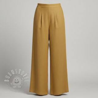 Leinenstoff gewaschen ochre