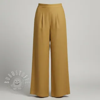 Leinenstoff gewaschen ochre