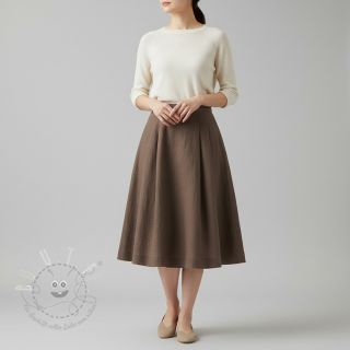 Leinenstoff gewaschen stone