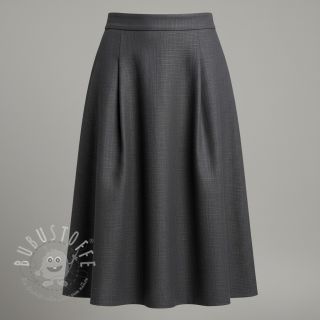 Leinenstoff gewaschen antracite