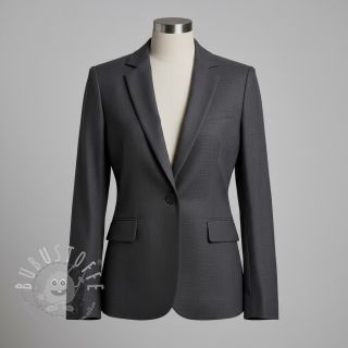 Leinenstoff gewaschen antracite