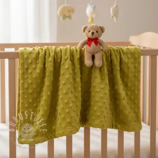 Minky light green