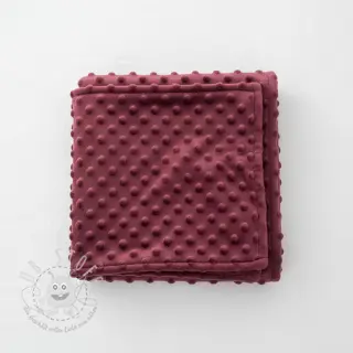 Minky bordeaux