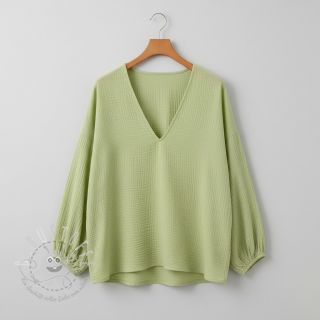 Double gauze/musselin soft green