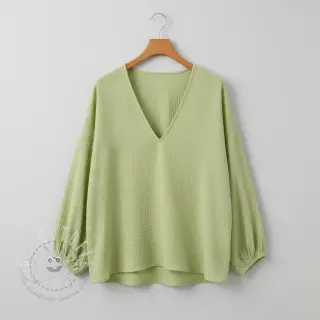 Double gauze/musselin soft green