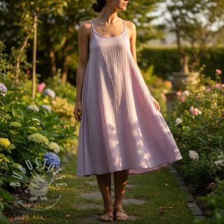 Double gauze/musselin soft lilac ORGANIC